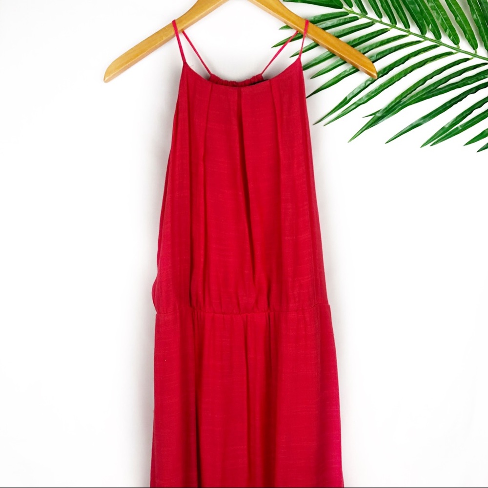 Row A Maxi Dress Coral Medium